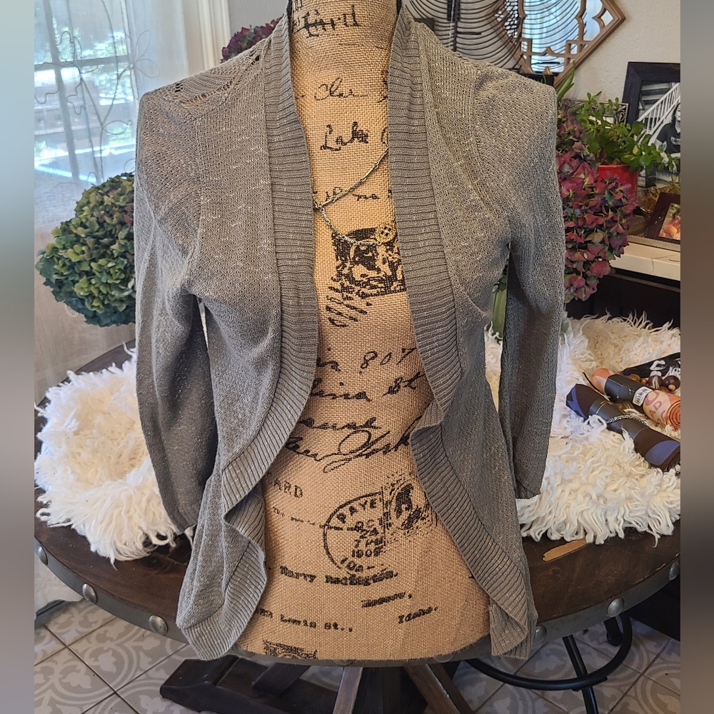 Maurice's - Grey Cardigan - S